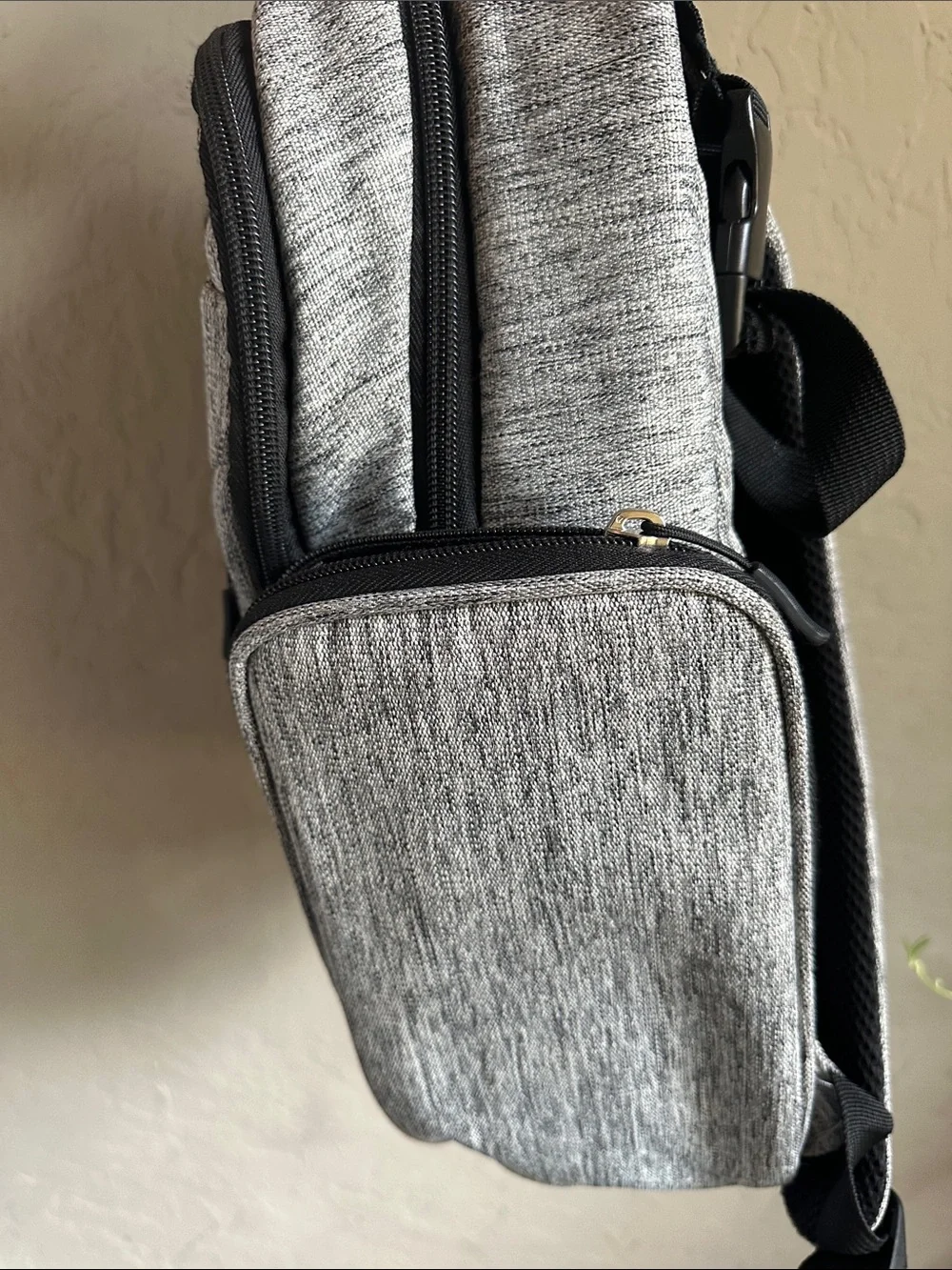 Eddie Bauer first edition grey diaper bag backpack
